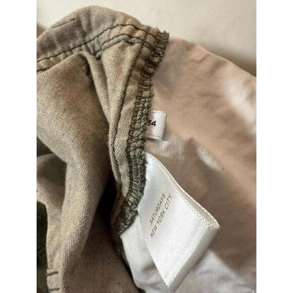 Saturdays New York City Brushed Cotton Carpenter Pant Olive Green 34x30 - Picture 5 of 8